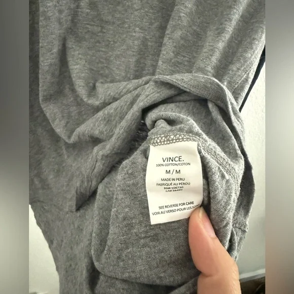 Vince // Cotton Baseball Long Sleeve - Picture 4 of 4